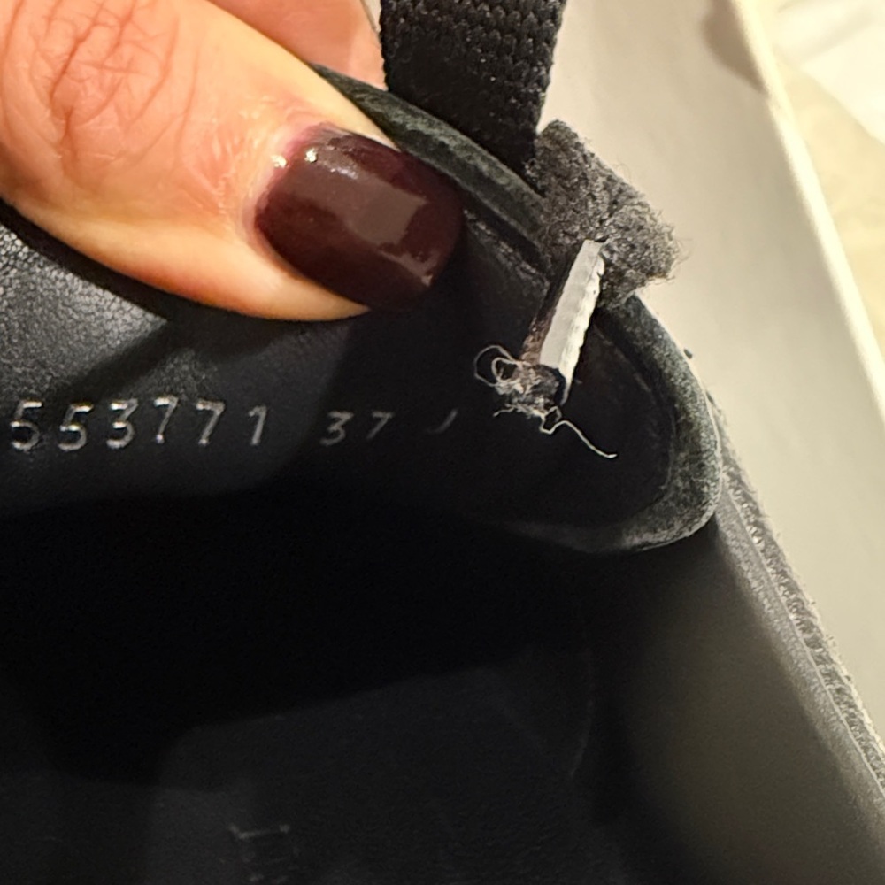 Alexander McQueen Black Glitter Women’s Sneakers Size 37 - Picture 11 of 16